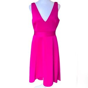 Badgley Mischka Pink Sleeveless Dress